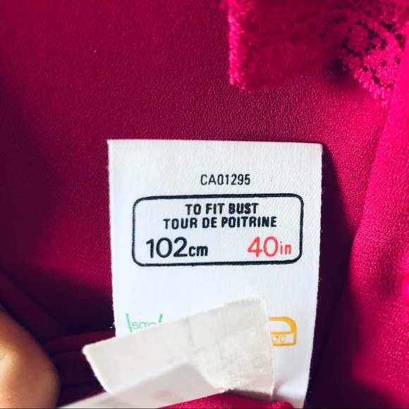 Vintage Magenta Button Down with Lace Detail - Picture 7 of 8